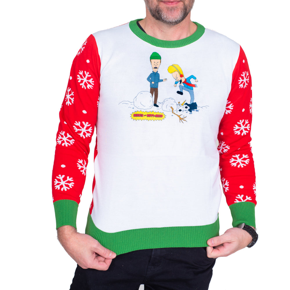 Beavis and butthead hot sale christmas sweater