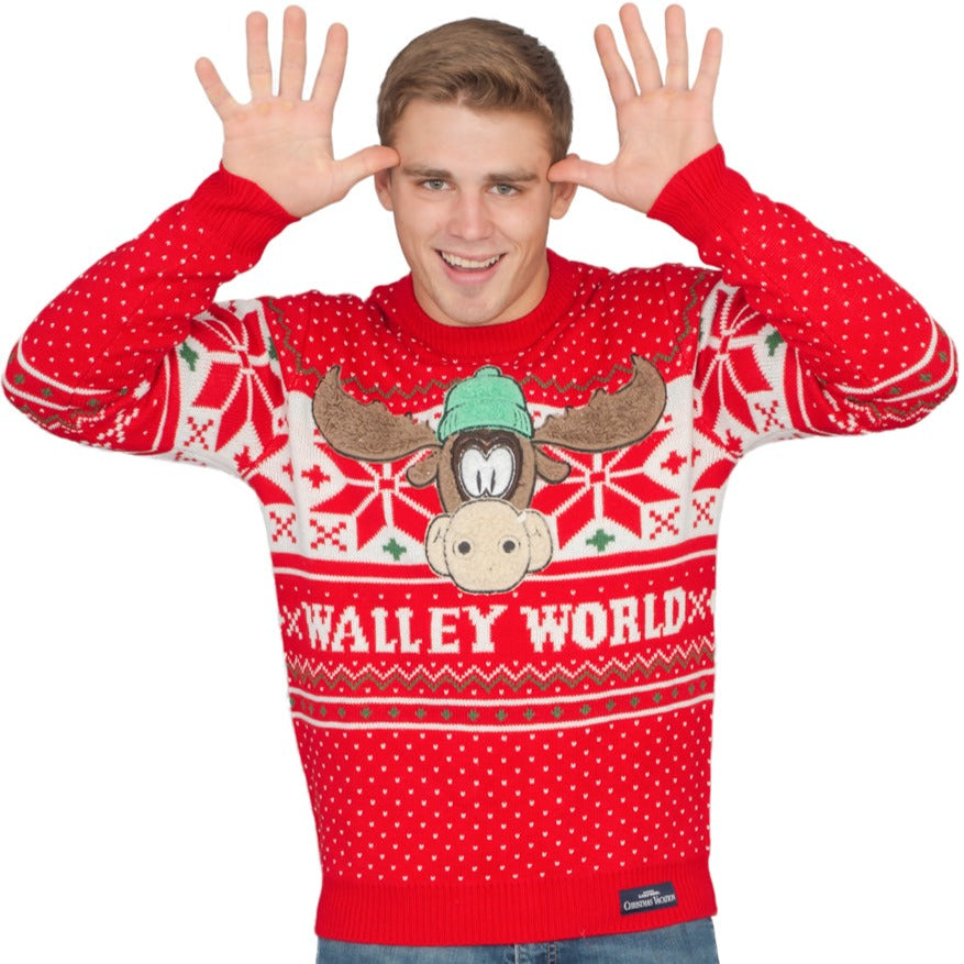 Funny Ugly Christmas Sweater Life Go on Man Royal TWS by Vinco M