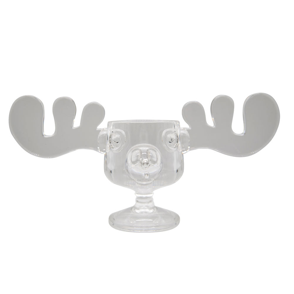 A&R Collectibles Christmas Eggnog Moose Mugs - Gift Boxed Set of 2 -  Acrylic Safer Than Glass 8 oz.