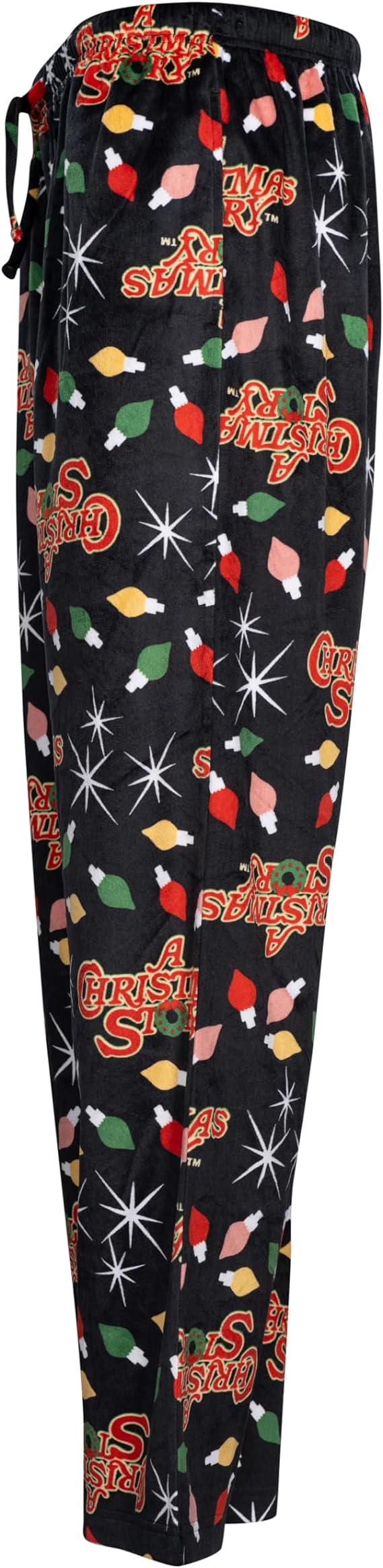 A CHRISTMAS STORY Brushed Fleece Holiday Lights Pj Lounge Pants Pajama