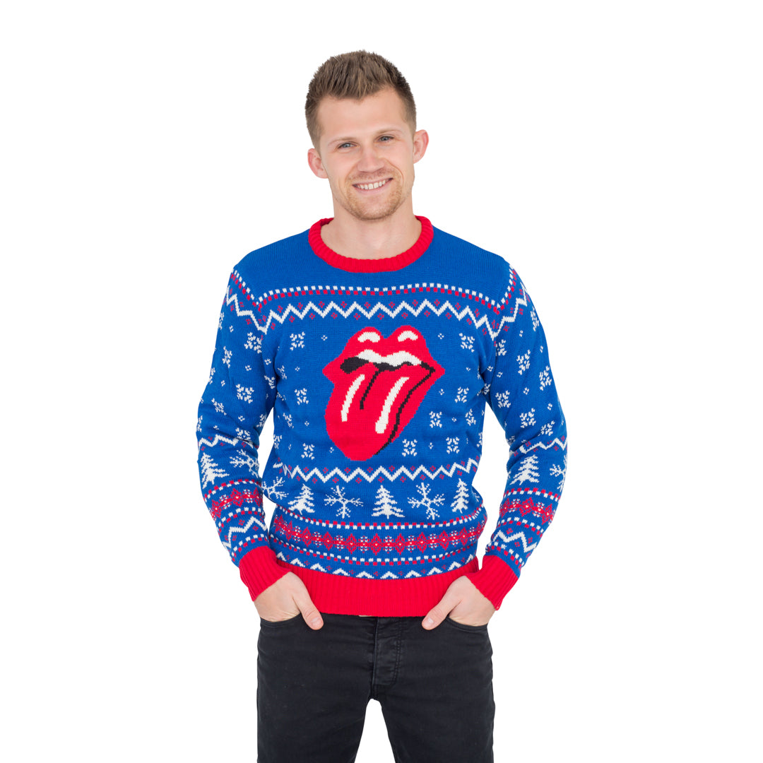 Rolling stones ugly deals christmas sweater