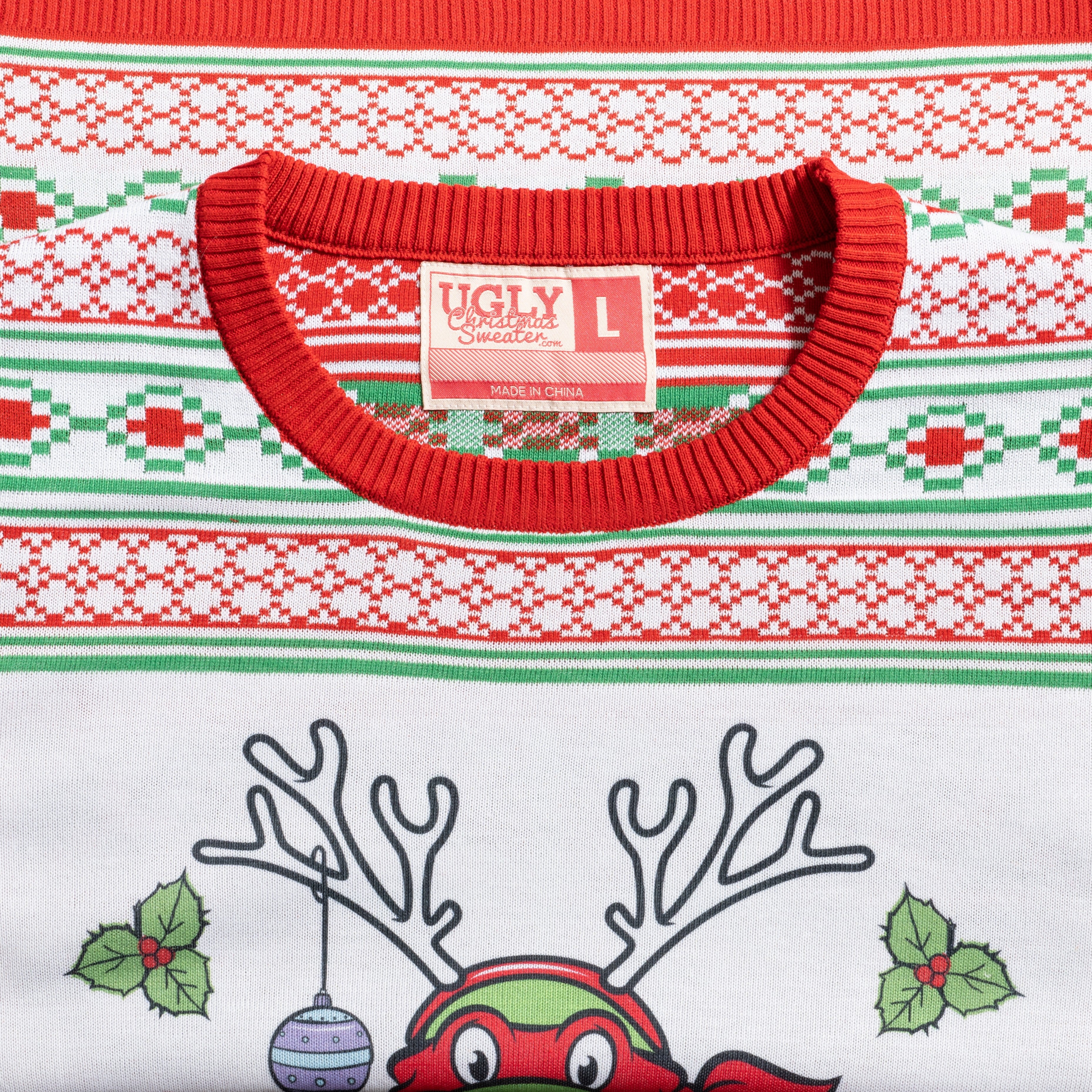 Raphael Reindeer TMNT Christmas Sweater