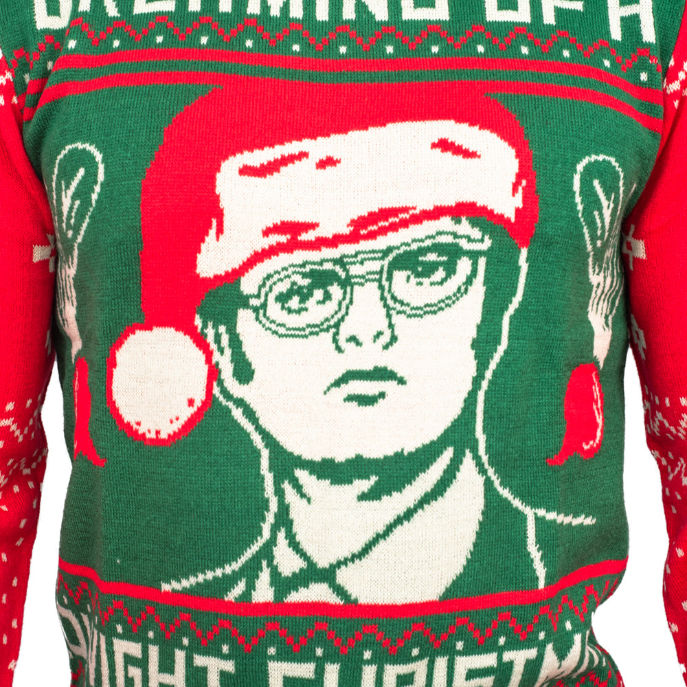 Dwight christmas sweater hotsell