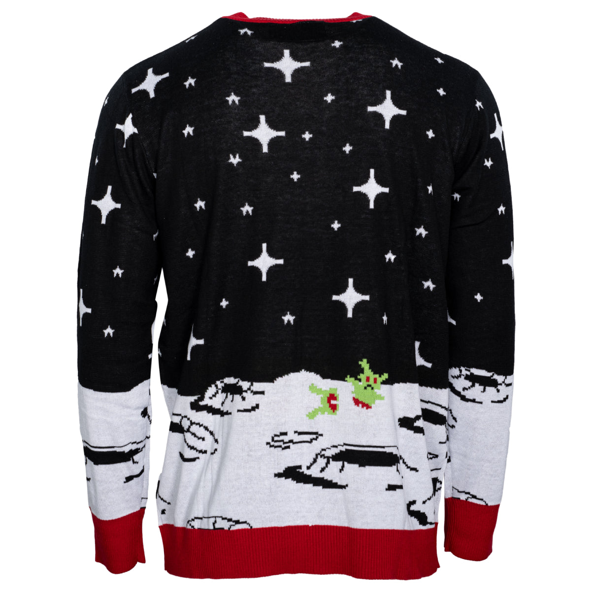 Santa riding t 2025 rex sweater