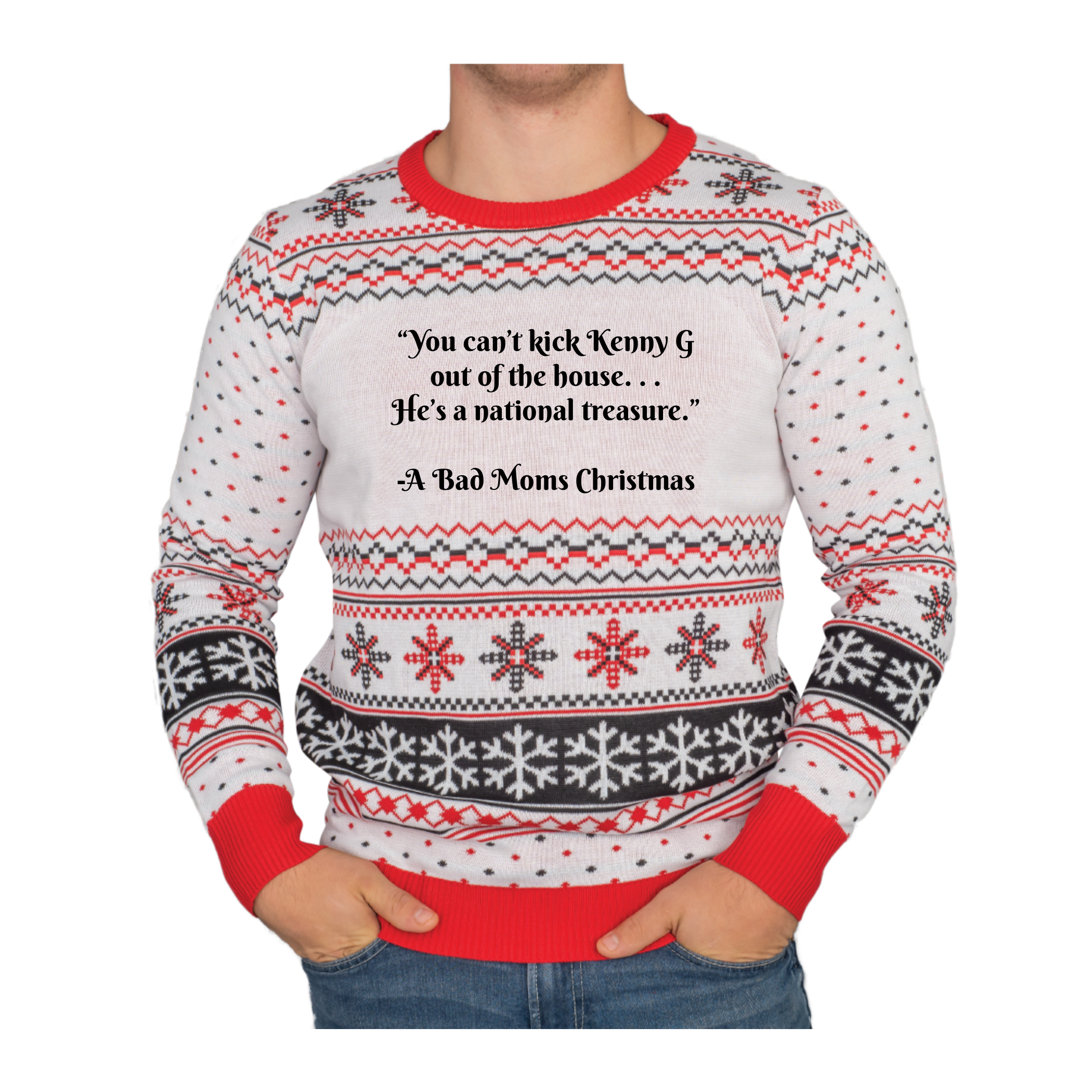 Custom Adult Poly-Knit Logo Christmas Sweater