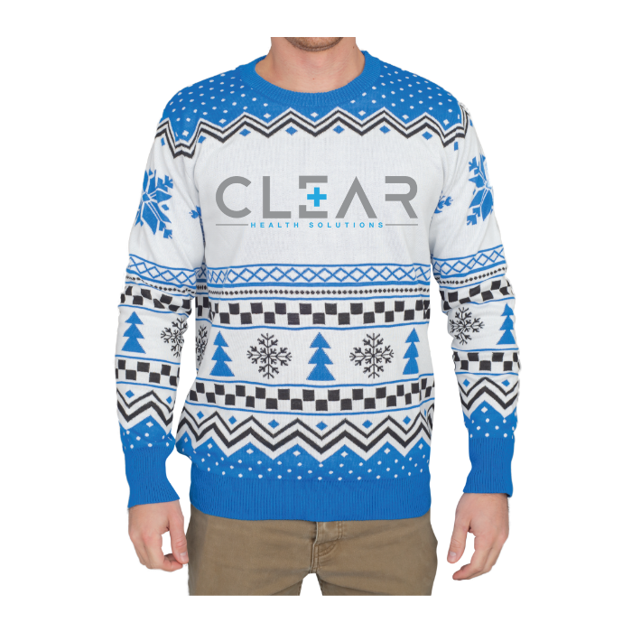 Custom Adult Poly-Knit Logo Christmas Sweater