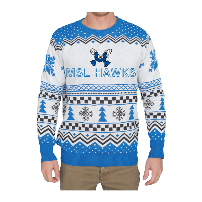 Custom Adult Poly-Knit Logo Christmas Sweater