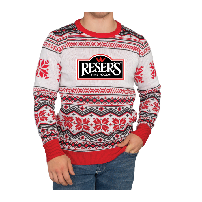 Custom Adult Poly-Knit Logo Christmas Sweater