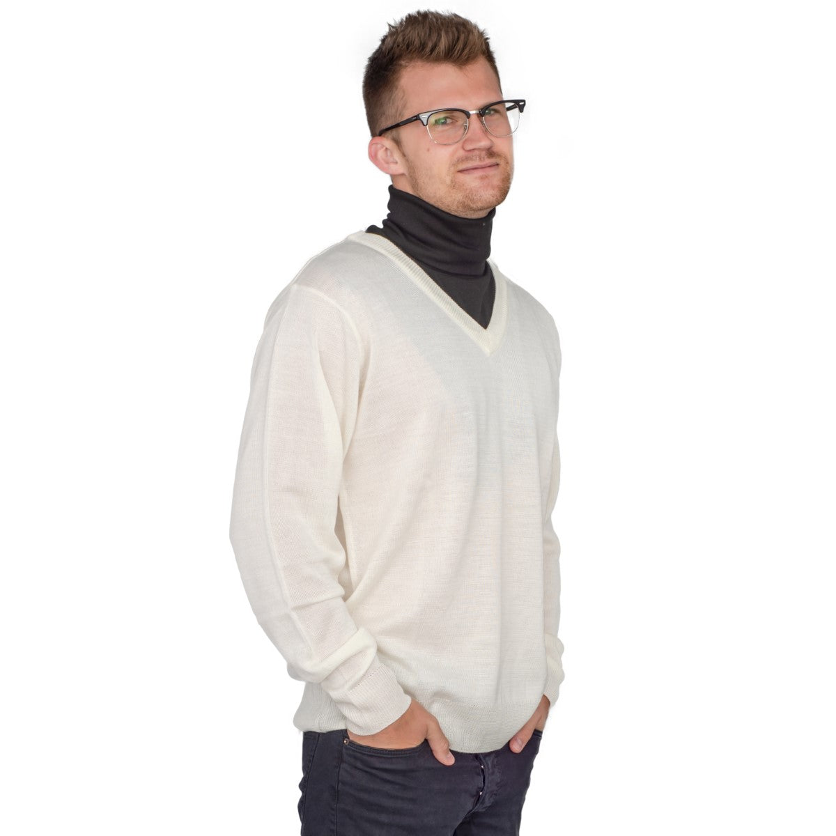 Cousin eddie mock clearance turtleneck