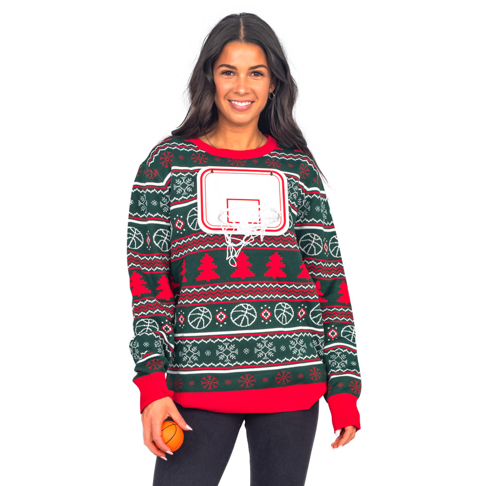 Charlotte Hornets NBA Basketball Knit Pattern Ugly Christmas Sweater -  Tagotee