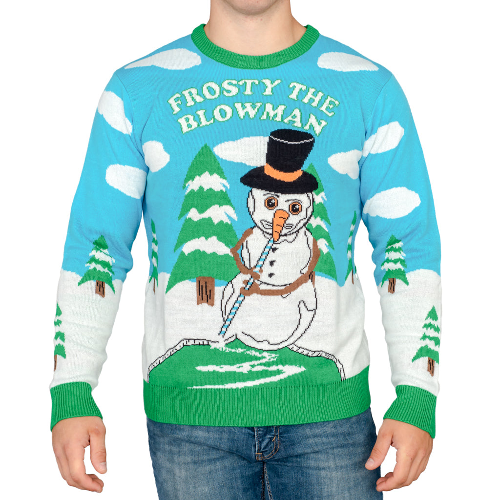 Frosty The Blowman Snowman Sweater