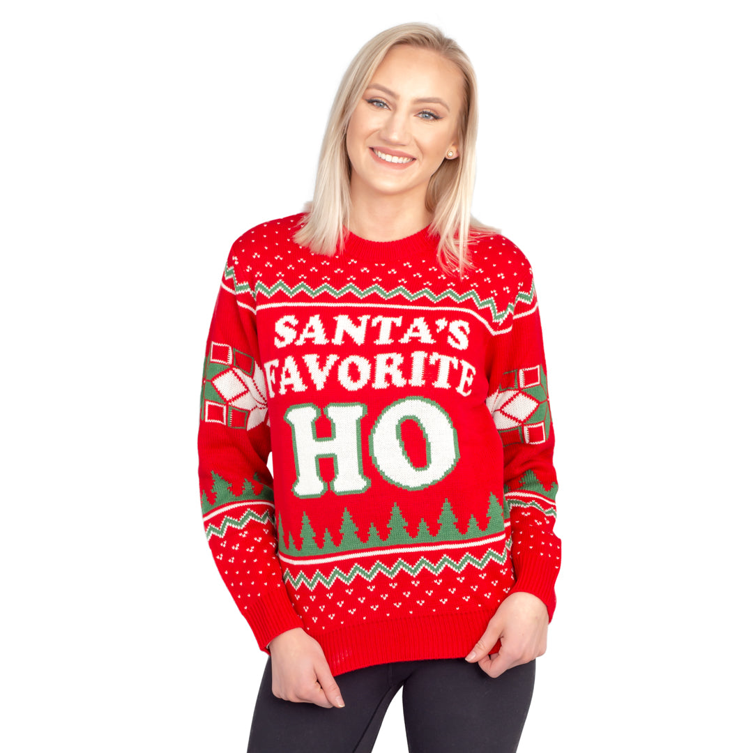 Santa's Favorite HO Ugly Sweater