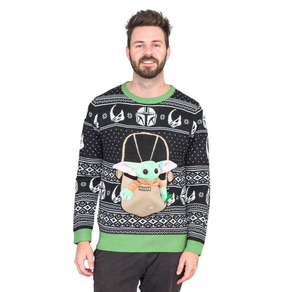 New York Yankees Baby Yoda Star Wars Sports Football Ugly Christmas Sweater  Pattern 3D Hawaiian Shirt Christmas Gift
