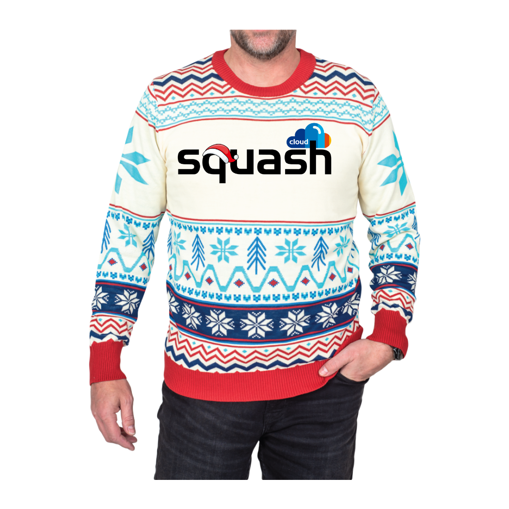 Custom Adult Poly-Knit Logo Christmas Sweater