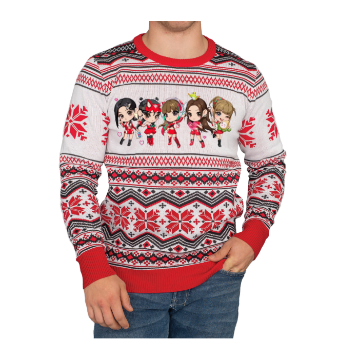 Custom Adult Poly-Knit Logo Christmas Sweater