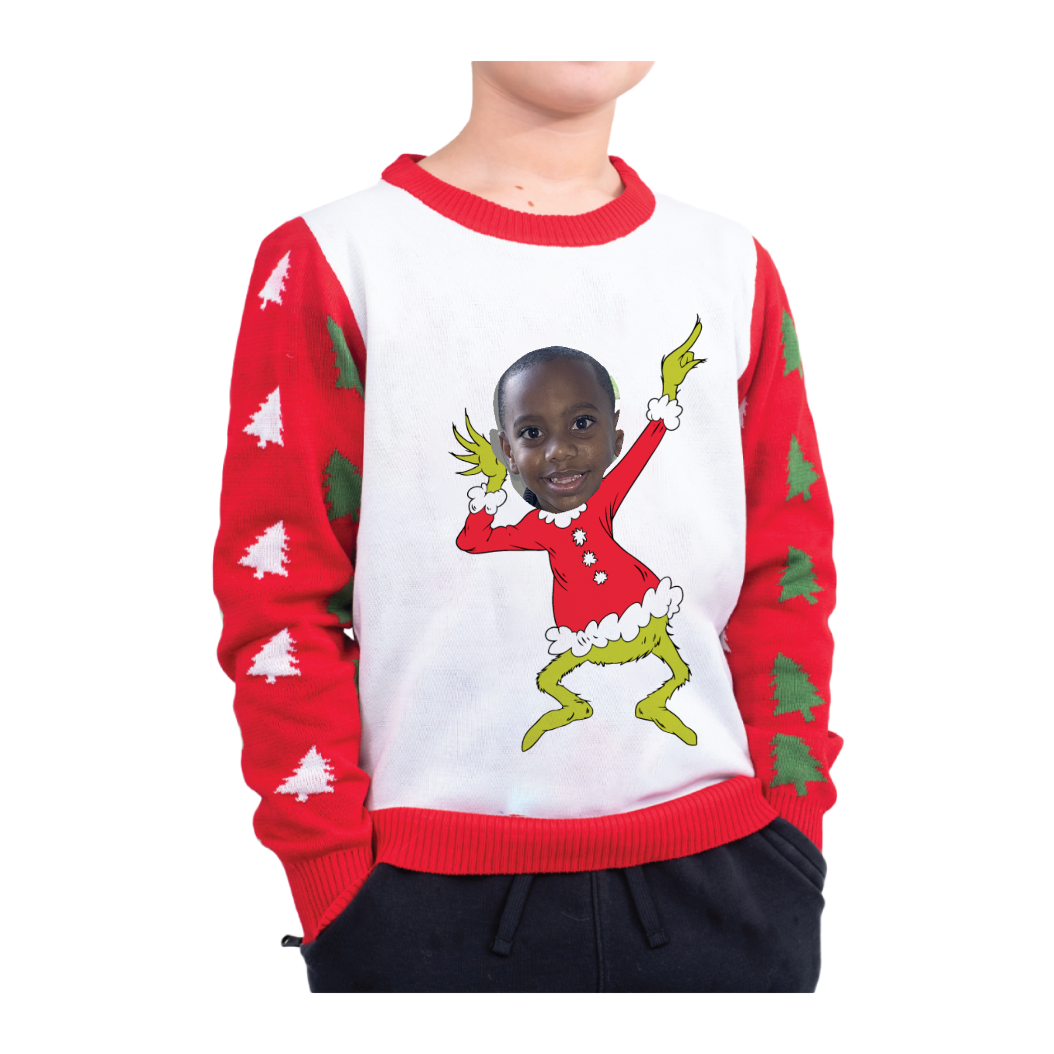 Custom Youth Christmas Movie Yourself Sweaters