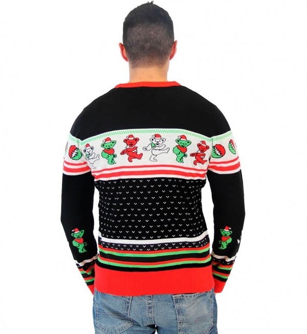 Minnesota Vikings Ugly Christmas Sweater Grateful Dead SKull And Bears –  The Database Site Store