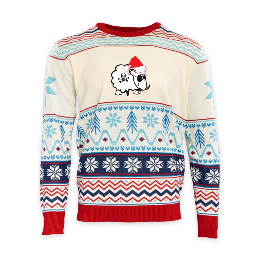 Custom Adult Poly-Knit Logo Christmas Sweater