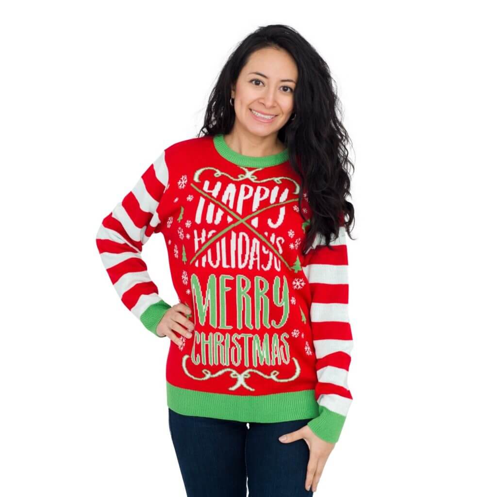 ladies ugly christmas sweater